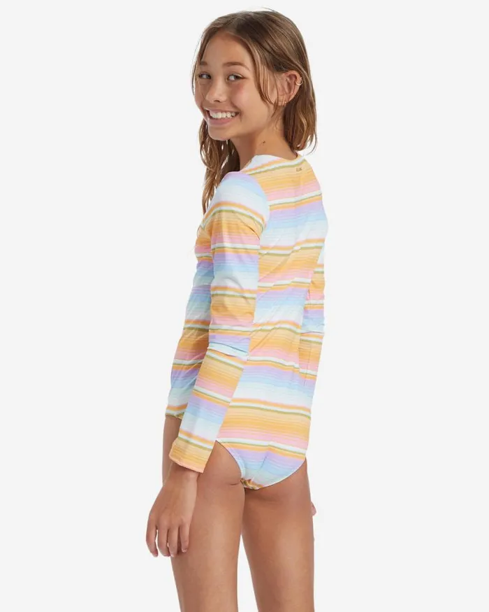 Billabong Girls039 Swim Girls Blissed Out Bodysuit Surf Tee Multi 8211 Women Billabong Girls039 Swim Girls Blissed Out Bodysuit Surf Tee Multi 8211 Women