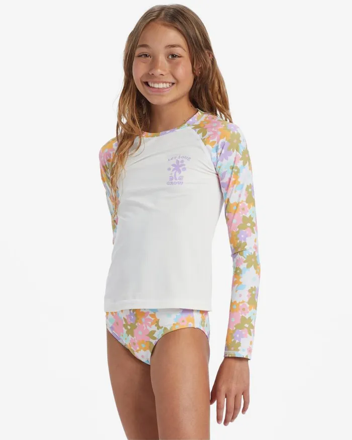 Billabong Girls039 Swim Girls Kissed By The Sun Long Sleeve Rashguard Multi 8211 Women Billabong Girls039 Swim Girls Kissed By The Sun Long Sleeve Rashguard Multi 8211 Women