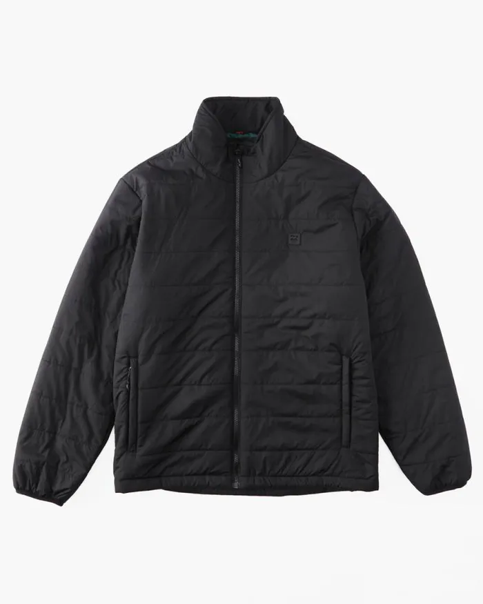 Billabong Jackets Prism Mock Quilted Jacket Black 8211 Men