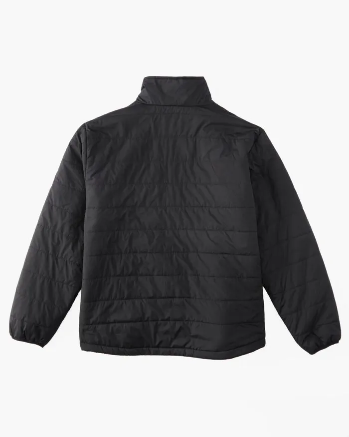 Billabong Jackets Prism Mock Quilted Jacket Black 8211 Men Billabong Jackets Prism Mock Quilted Jacket Black 8211 Men