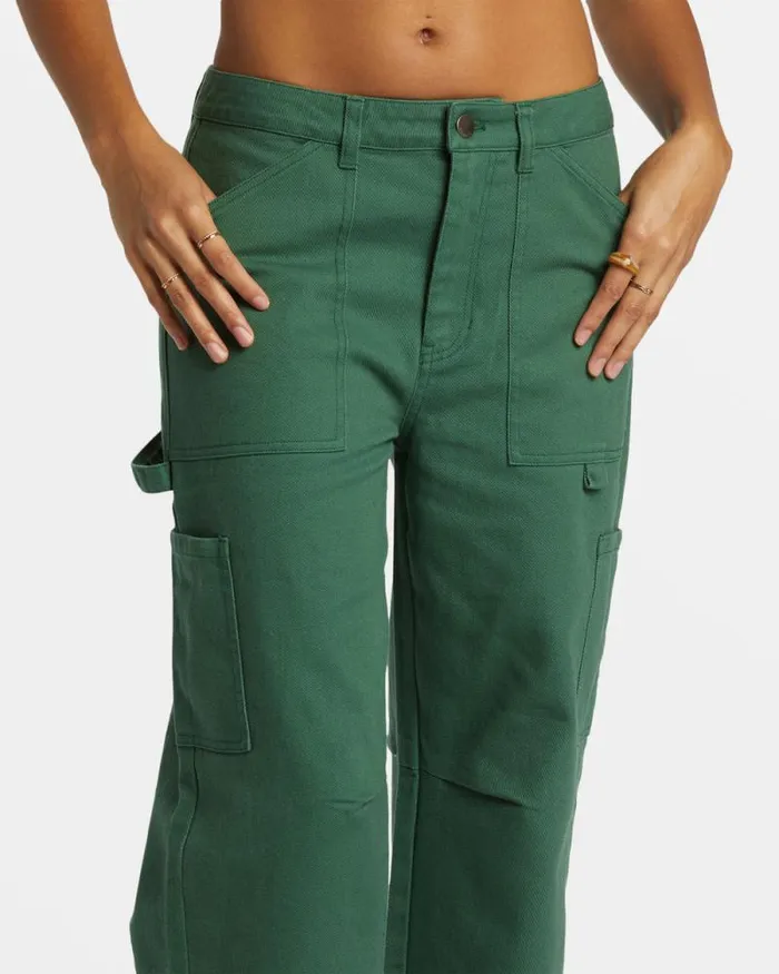 Billabong Jeans and Pants Leia Cargo Pants Emerald Bay 8211 Women Billabong Jeans and Pants Leia Cargo Pants Emerald Bay 8211 Women