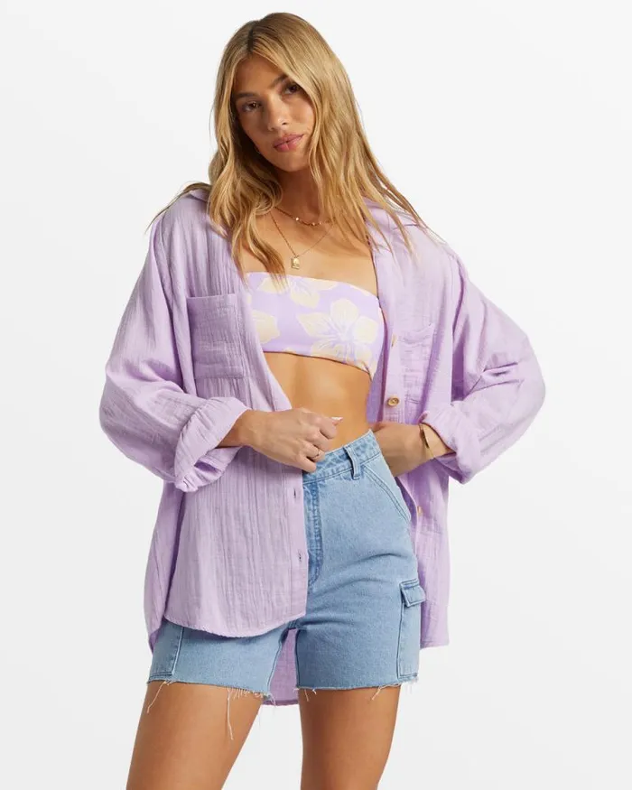 Billabong Matching Sets Swell Shirt Shirt Tulip 8211 Women Billabong Matching Sets Swell Shirt Shirt Tulip 8211 Women