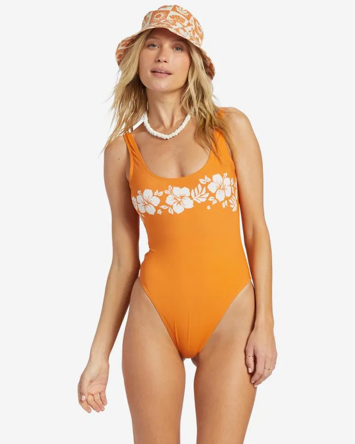 Billabong One Pieces On Island Time OnePiece Swimsuit Dried Mango 8211 Women