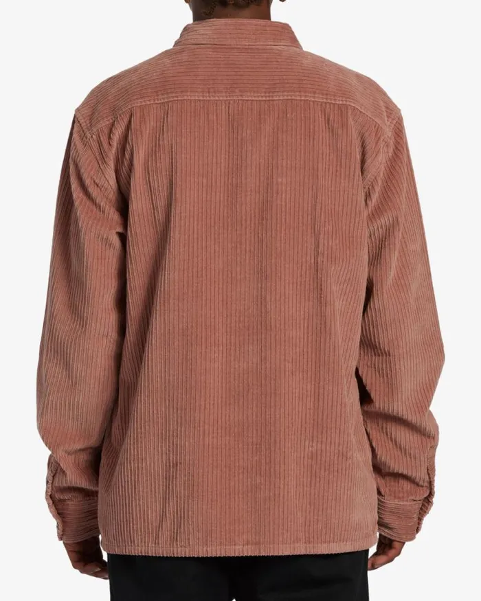 Billabong Shirts Bong Days Long Sleeve Cord Shirt Rosewood 8211 Men Billabong Shirts Bong Days Long Sleeve Cord Shirt Rosewood 8211 Men