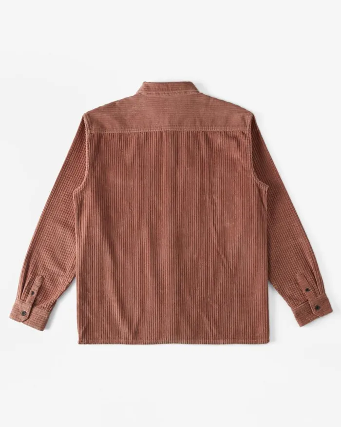 Billabong Shirts Bong Days Long Sleeve Cord Shirt Rosewood 8211 Men Billabong Shirts Bong Days Long Sleeve Cord Shirt Rosewood 8211 Men