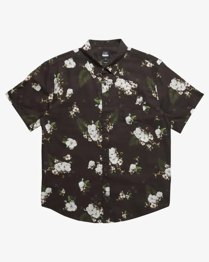 Billabong Shirts Kamea Short Sleeve Shirt Black 8211 Men Billabong Shirts Kamea Short Sleeve Shirt Black 8211 Men