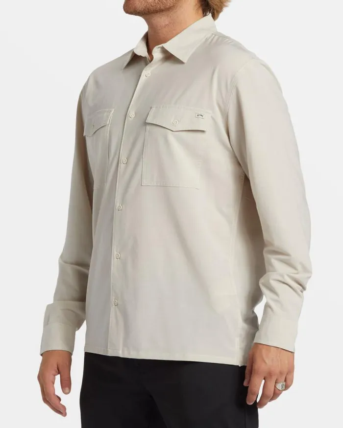 Billabong Shirts Surftrek Long Sleeve Shirt Cream 8211 Men Billabong Shirts Surftrek Long Sleeve Shirt Cream 8211 Men