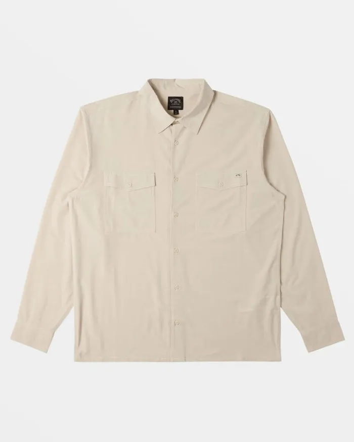 Billabong Shirts Surftrek Long Sleeve Shirt Cream 8211 Men Billabong Shirts Surftrek Long Sleeve Shirt Cream 8211 Men