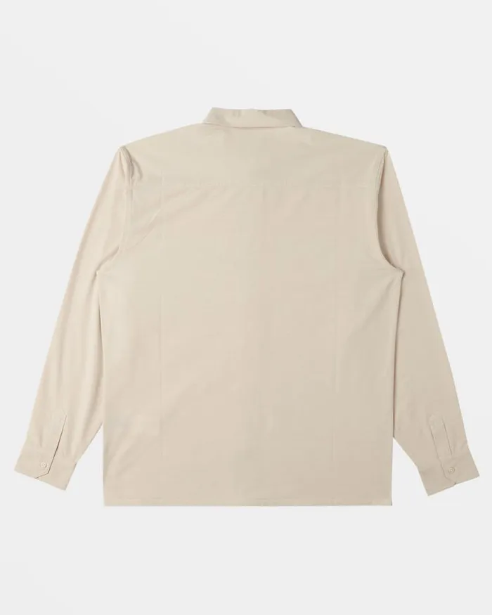 Billabong Shirts Surftrek Long Sleeve Shirt Cream 8211 Men Billabong Shirts Surftrek Long Sleeve Shirt Cream 8211 Men