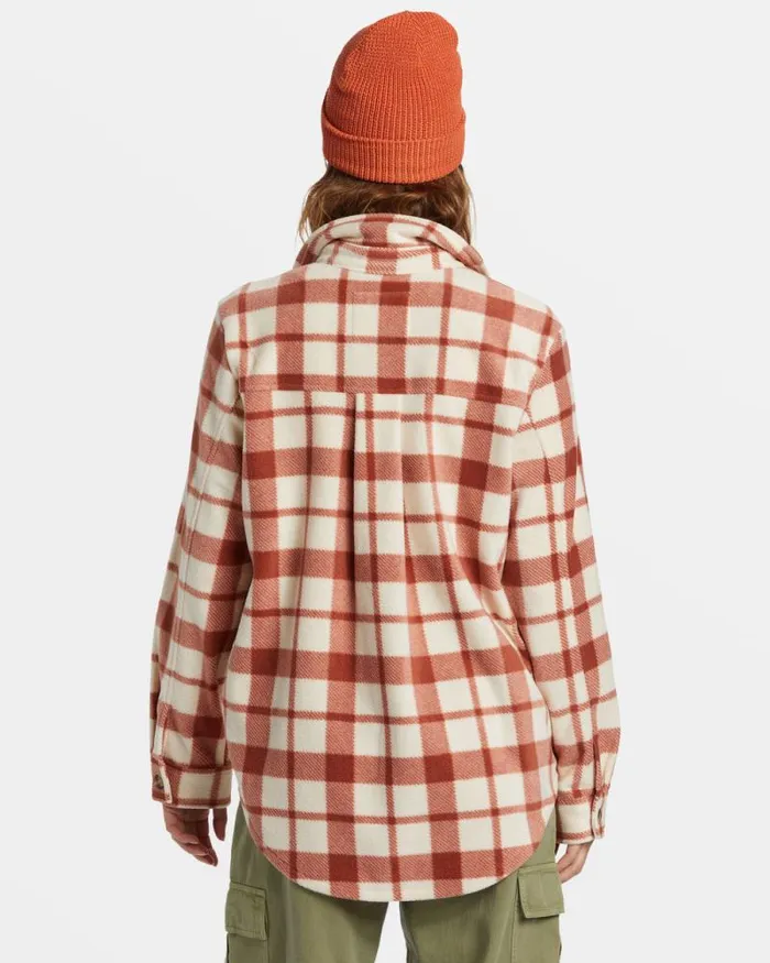 Billabong Sweatshirts and Fleece Forge Fleece Flannel Jacket Sweet Chocolate 8211 Women Billabong Sweatshirts and Fleece Forge Fleece Flannel Jacket Sweet Chocolate 8211 Women