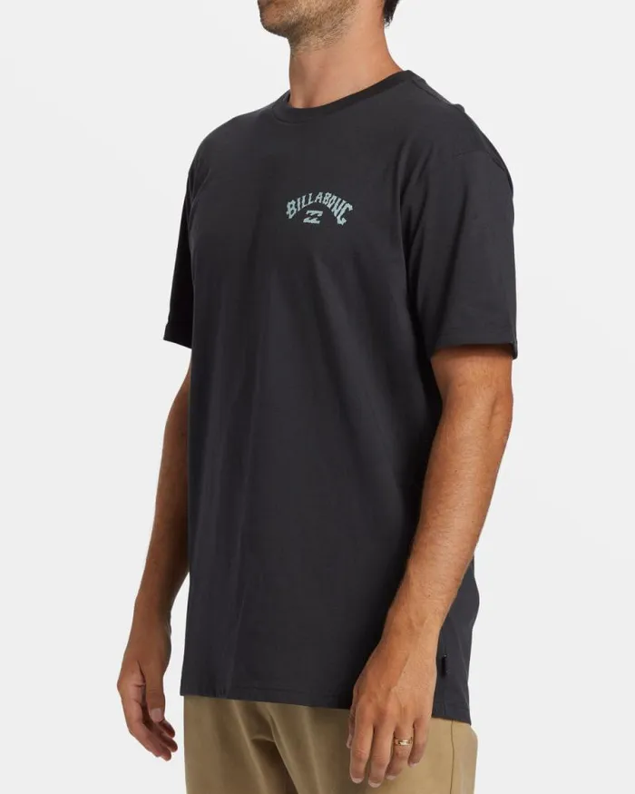 Billabong TShirts Arch Fill Tshirt Washed Black 8211 Men Billabong TShirts Arch Fill Tshirt Washed Black 8211 Men