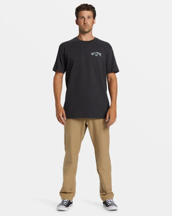 Billabong TShirts Arch Fill Tshirt Washed Black 8211 Men Billabong TShirts Arch Fill Tshirt Washed Black 8211 Men