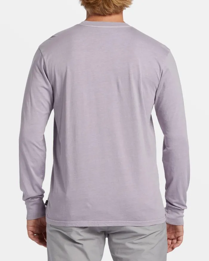 Billabong TShirts Essential Long Sleeve Tshirt Purple Ash 8211 Men Billabong TShirts Essential Long Sleeve Tshirt Purple Ash 8211 Men
