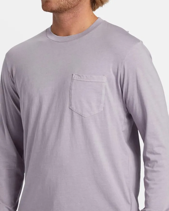 Billabong TShirts Essential Long Sleeve Tshirt Purple Ash 8211 Men Billabong TShirts Essential Long Sleeve Tshirt Purple Ash 8211 Men