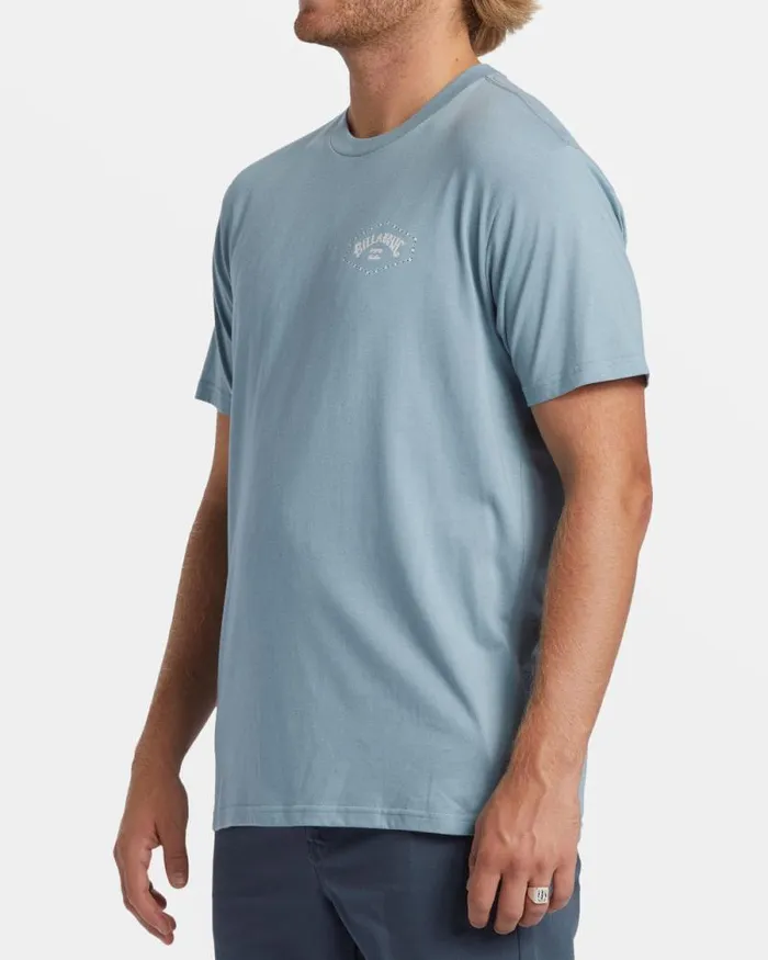 Billabong TShirts Exit Arch TShirt Washed Blue 8211 Men Billabong TShirts Exit Arch TShirt Washed Blue 8211 Men