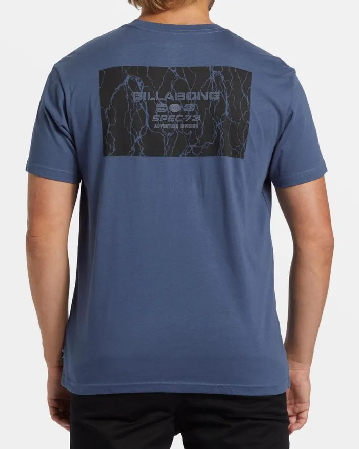 Billabong TShirts Spec 73 TShirt Slate Blue 8211 Men