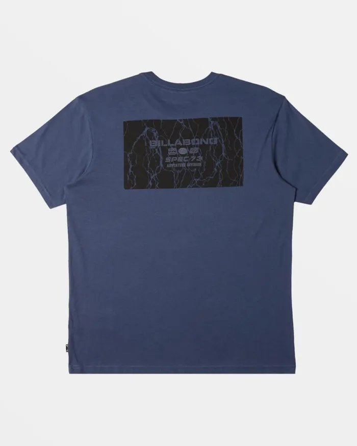 Billabong TShirts Spec 73 TShirt Slate Blue 8211 Men Billabong TShirts Spec 73 TShirt Slate Blue 8211 Men