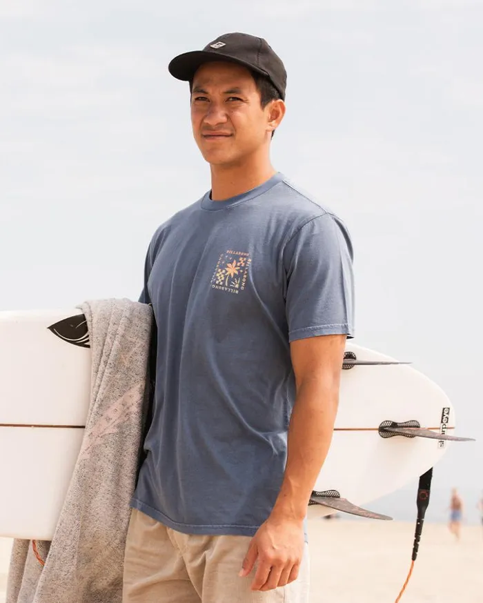 Billabong TShirts Vacay TShirt Slate Blue 8211 Men Billabong TShirts Vacay TShirt Slate Blue 8211 Men