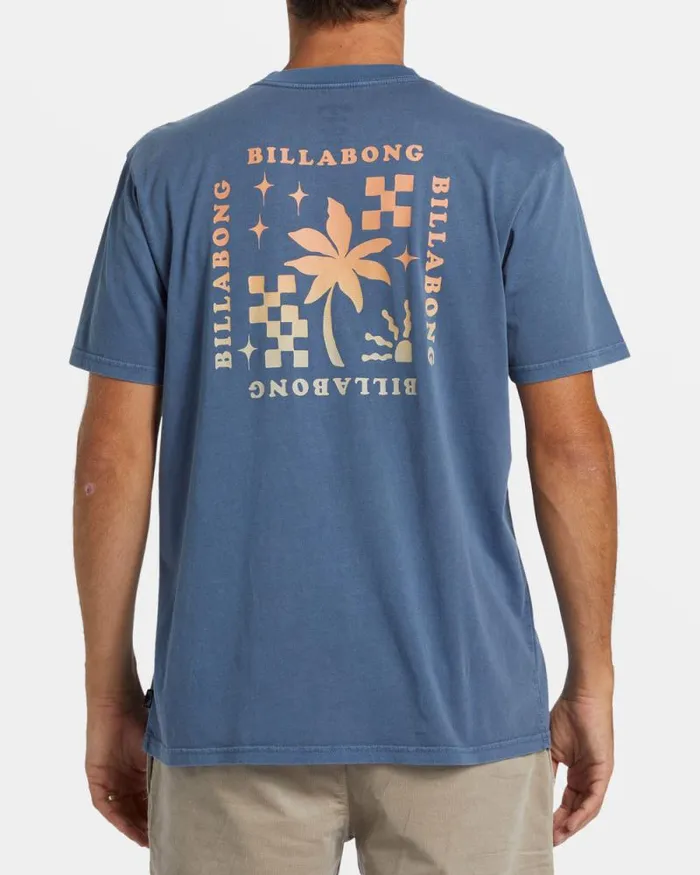 Billabong TShirts Vacay TShirt Slate Blue 8211 Men Billabong TShirts Vacay TShirt Slate Blue 8211 Men