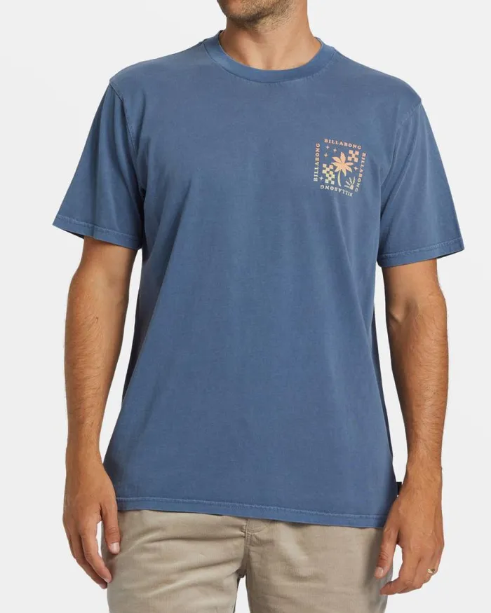 Billabong TShirts Vacay TShirt Slate Blue 8211 Men Billabong TShirts Vacay TShirt Slate Blue 8211 Men