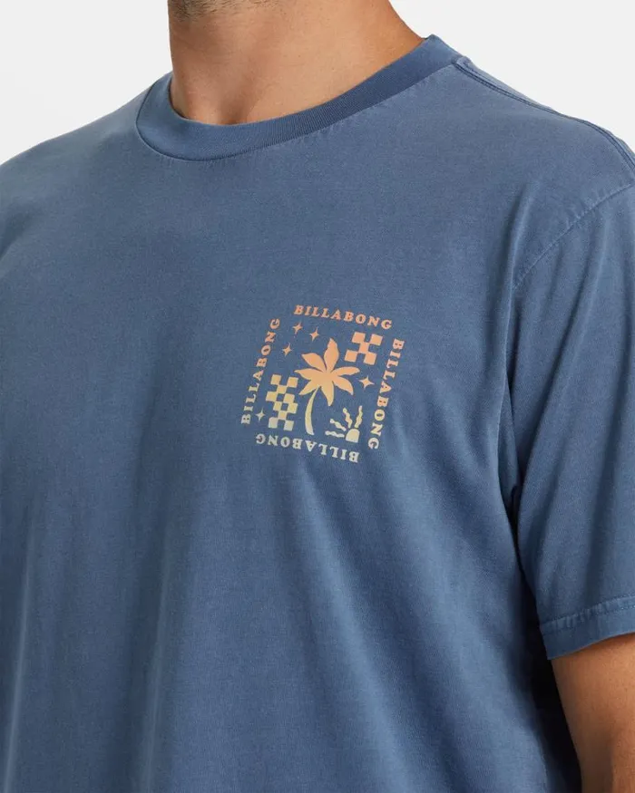 Billabong TShirts Vacay TShirt Slate Blue 8211 Men Billabong TShirts Vacay TShirt Slate Blue 8211 Men