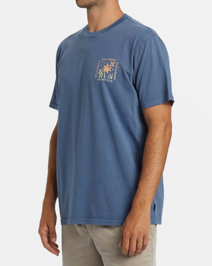 Billabong TShirts Vacay TShirt Slate Blue 8211 Men Billabong TShirts Vacay TShirt Slate Blue 8211 Men