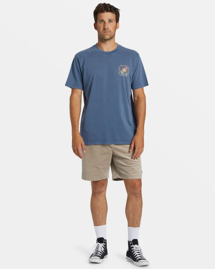 Billabong TShirts Vacay TShirt Slate Blue 8211 Men Billabong TShirts Vacay TShirt Slate Blue 8211 Men