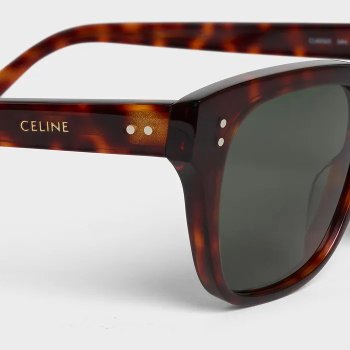 Black Frame 04 Sunglasses In Acetate Red Havana Men CELINE SUNGLASSES