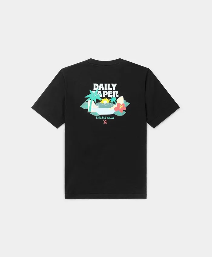 Black Rema TShirt Black Women Daily Paper TShirts