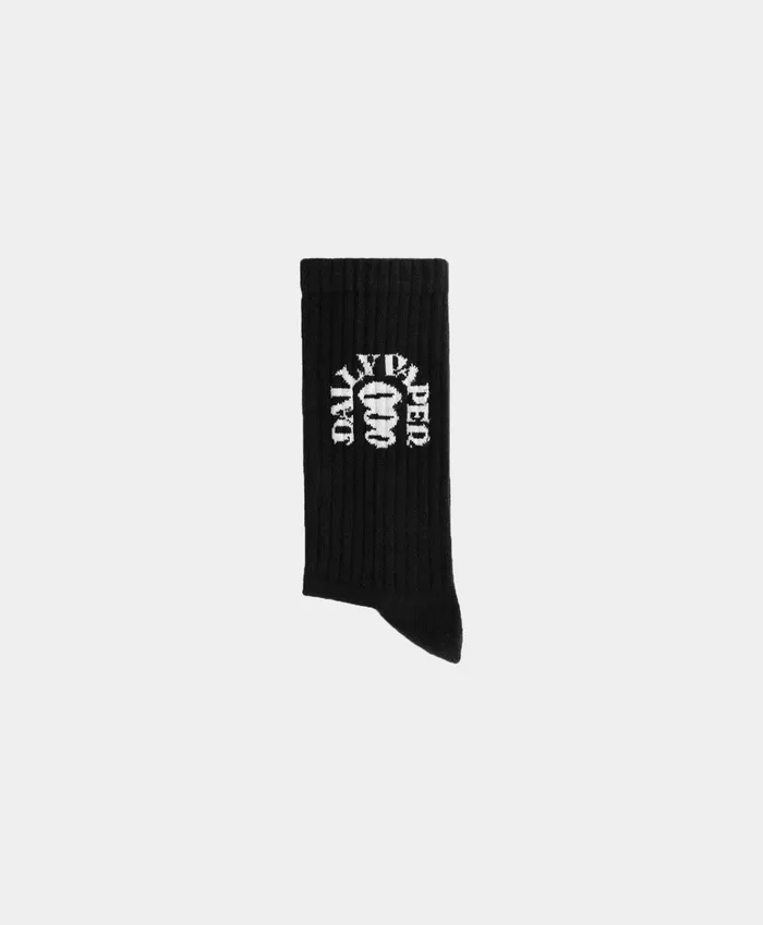 Black Ruyi Socks MenWomen Daily Paper Socks