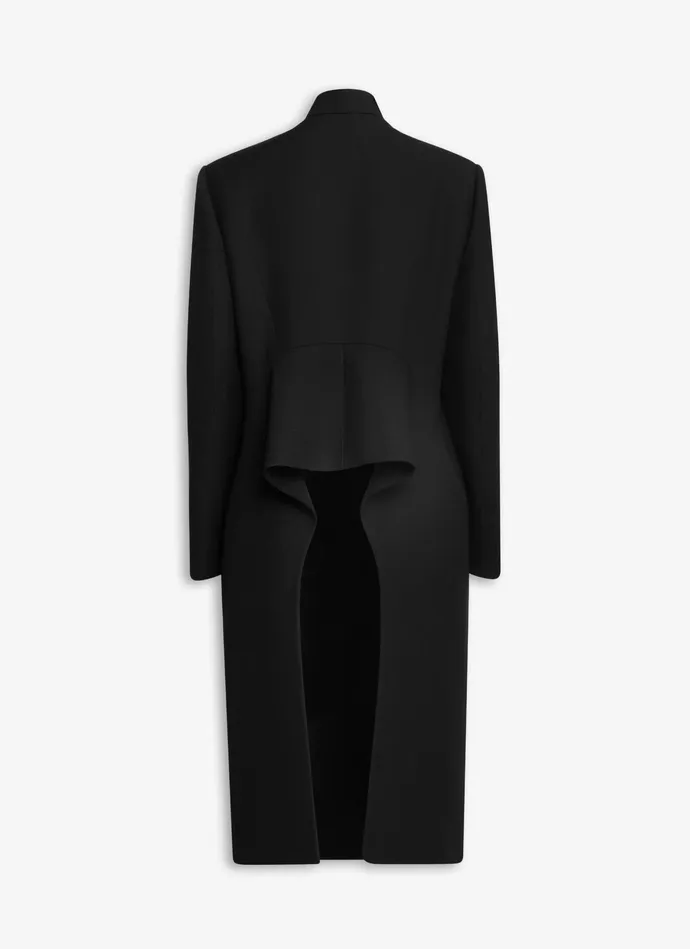 Black WOOL LARGE COAT Women Alaa Coats and Jackets
