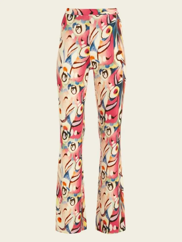 Bottoms Women Marciano Anise Flared Pant Wonderland Print Bottoms Women Marciano Anise Flared Pant Wonderland Print