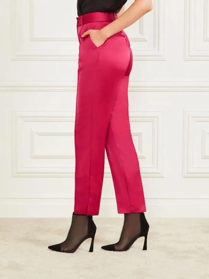 Bottoms Women Marciano Corsage Solid Skinny Pant Viva Pink Bottoms Women Marciano Corsage Solid Skinny Pant Viva Pink