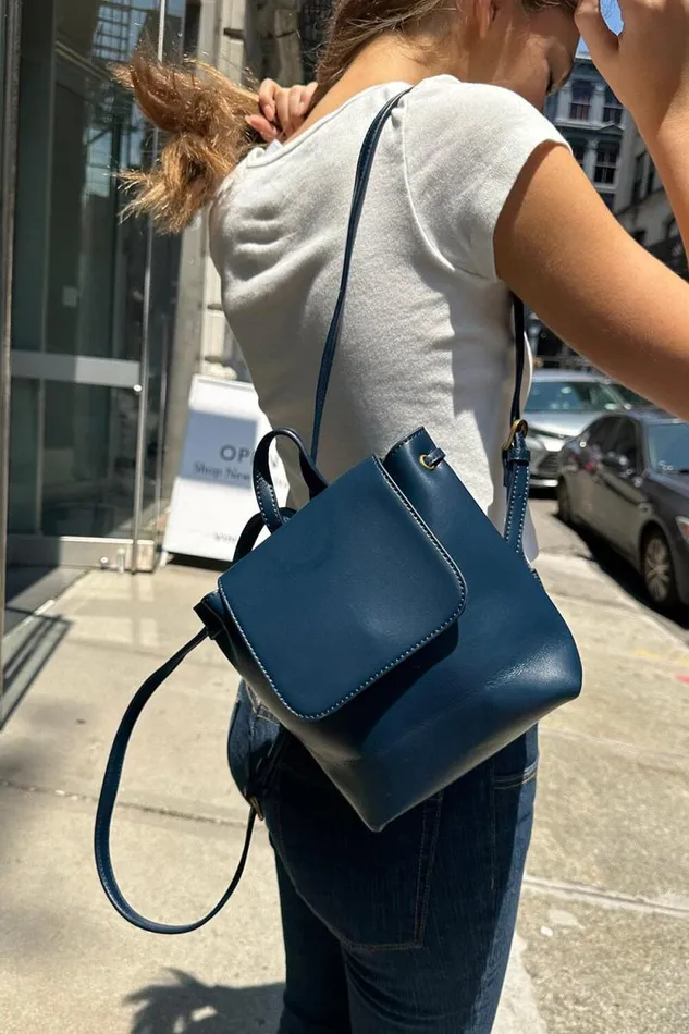 Brandy Melville Bags and Backpacks Mini Backpack Navy Blue 8211 Women