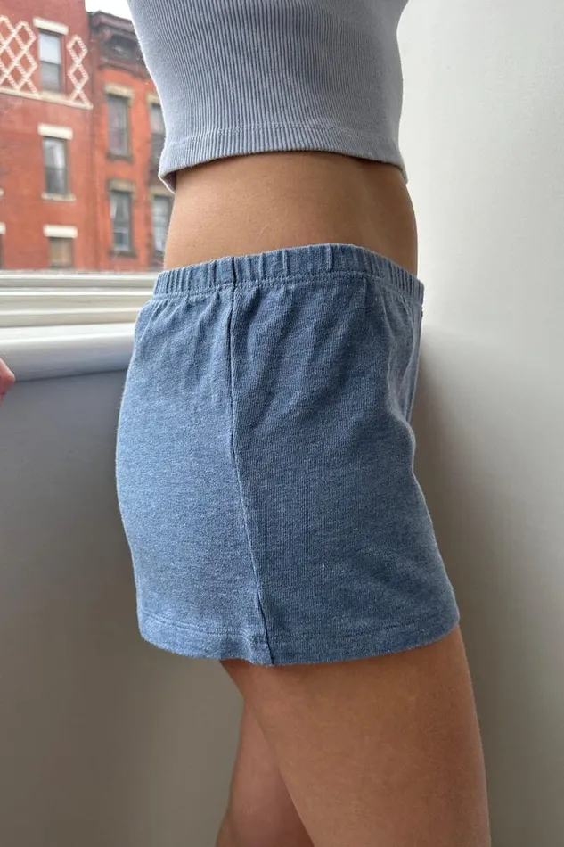 Brandy Melville Intimates Emery Cotton Sweatshorts Blue Heather 8211 Women