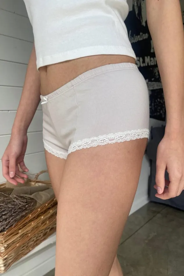 Brandy Melville Intimates Lace Hipster Underwear Beige 8211 Women