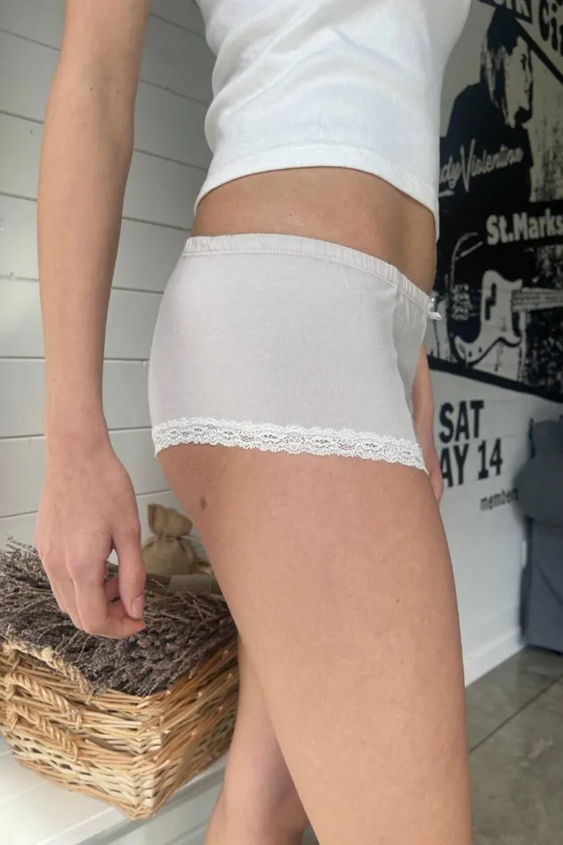 Brandy Melville Intimates Lace Hipster Underwear Beige 8211 Women