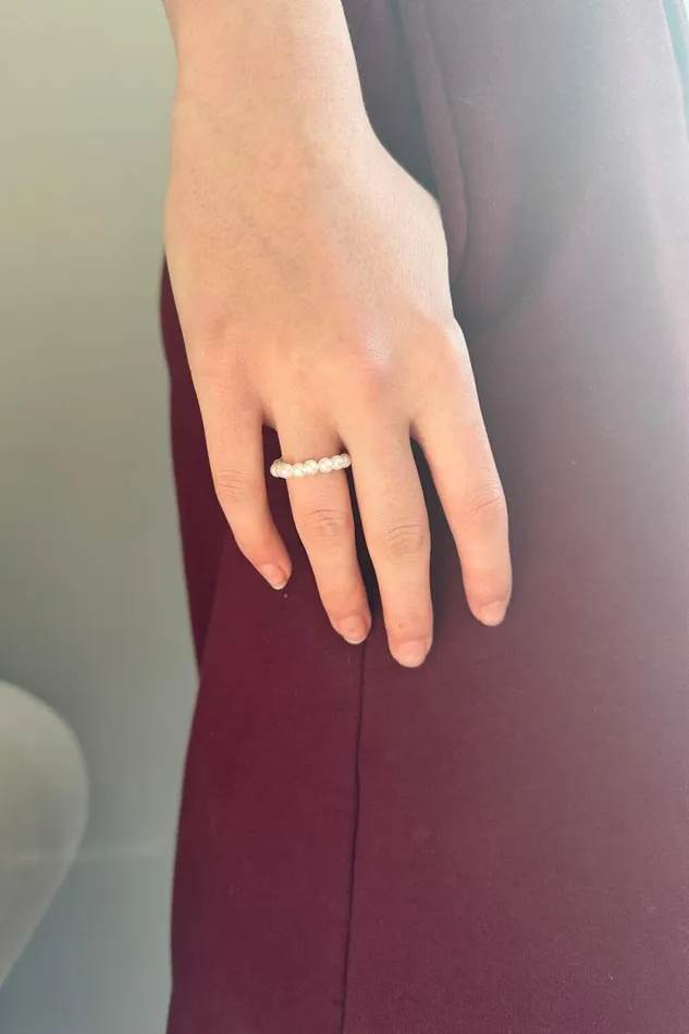 Brandy Melville Jewelry Pearl Ring White 8211 Women