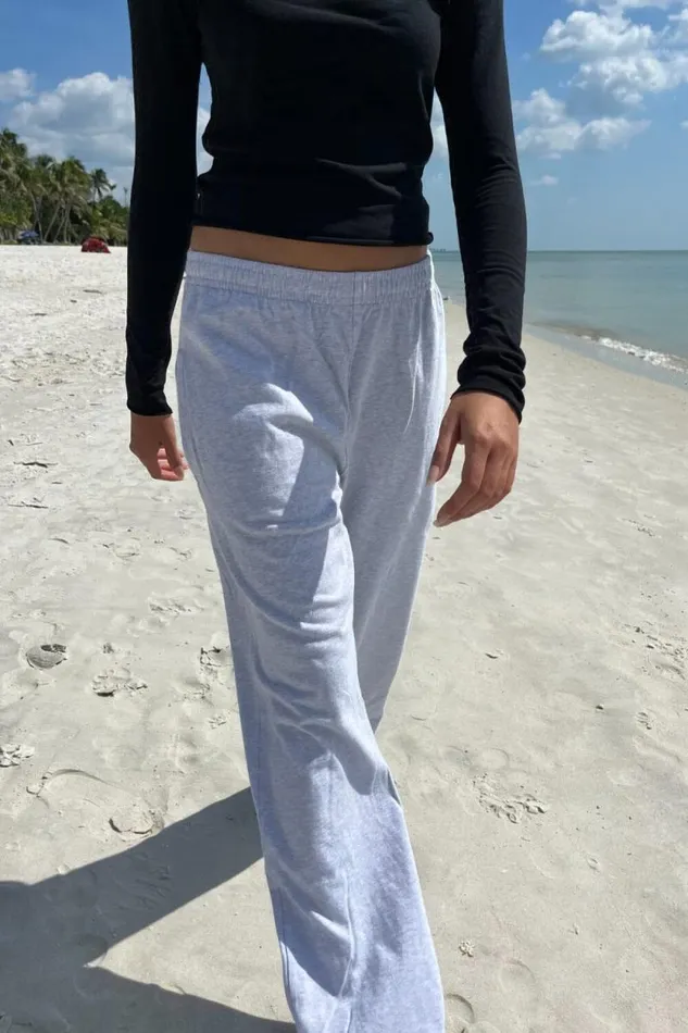 Brandy Melville Sweatpants and Sweatshirts Anastasia Sweatpants Light Silver 8211 Women