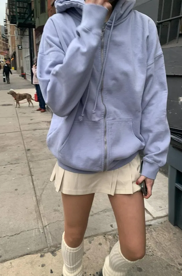 Brandy Melville Sweatpants and Sweatshirts Christy Light Blue Hoodie 8211 Women Brandy Melville Sweatpants and Sweatshirts Christy Light Blue Hoodie 8211 Women