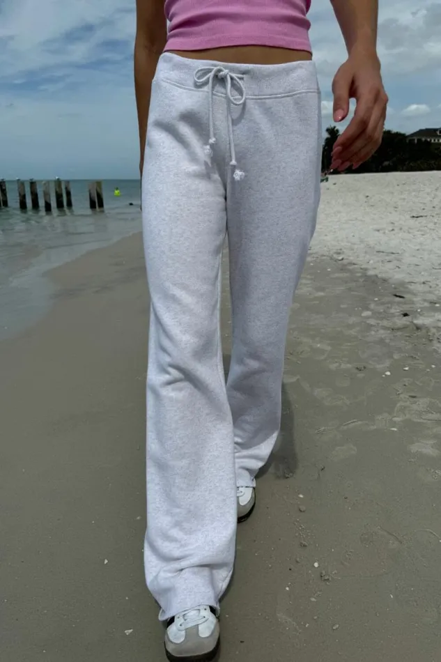 Brandy Melville Sweatpants and Sweatshirts Rainey Sweatpants Light Silver 8211 Women