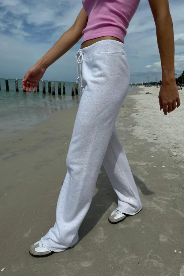 Brandy Melville Sweatpants and Sweatshirts Rainey Sweatpants Light Silver 8211 Women