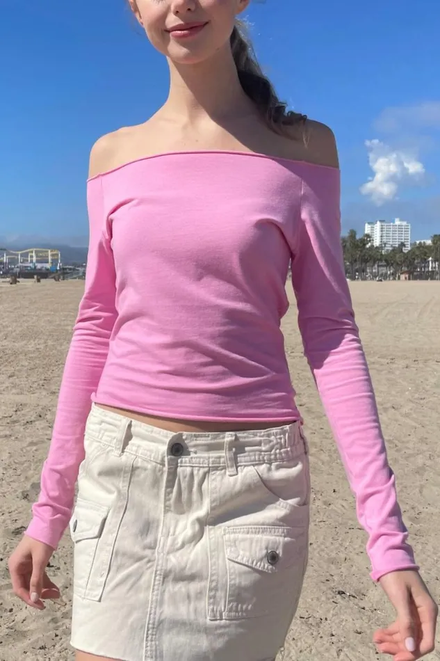 Brandy Melville Tops Bonnie Top Bubblegum Pink 8211 Women