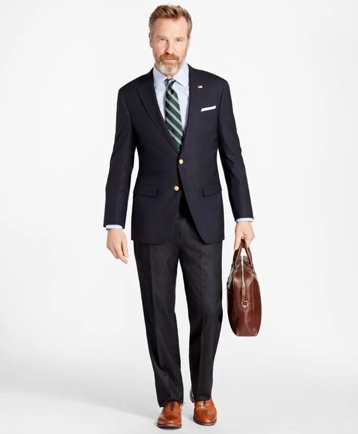Brooks Brothers Blazers Madison Fit TwoButton 1818 Blazer Navy 8211 Men Brooks Brothers Blazers Madison Fit TwoButton 1818 Blazer Navy 8211 Men
