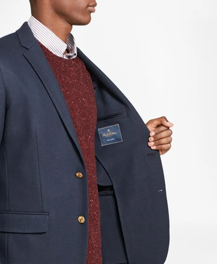 Brooks Brothers Blazers Milano Fit TwoButton 1818 Blazer Navy 8211 Men Brooks Brothers Blazers Milano Fit TwoButton 1818 Blazer Navy 8211 Men