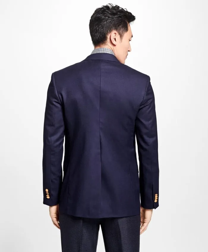 Brooks Brothers Blazers Regent Fit Doeskin Stretch Wool Blazer Navy 8211 Men Brooks Brothers Blazers Regent Fit Doeskin Stretch Wool Blazer Navy 8211 Men
