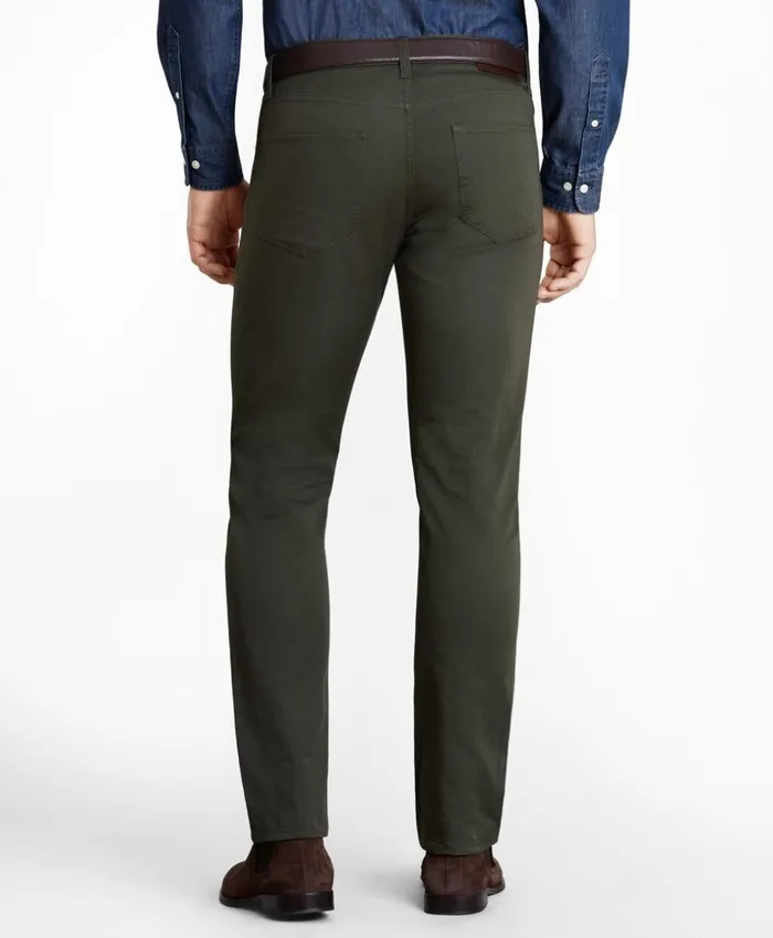 Brooks Brothers Casual Pants FivePocket Selvedge Twill Pants Dark Green 8211 Men Brooks Brothers Casual Pants FivePocket Selvedge Twill Pants Dark Green 8211 Men