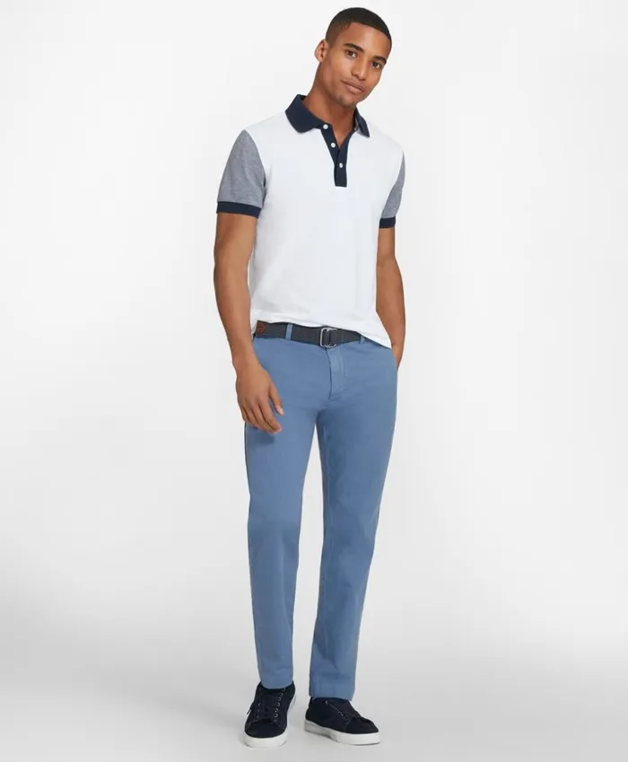 Brooks Brothers Casual Pants GarmentDyed CottonLinen Stretch Chinos Blue 8211 Men Brooks Brothers Casual Pants GarmentDyed CottonLinen Stretch Chinos Blue 8211 Men