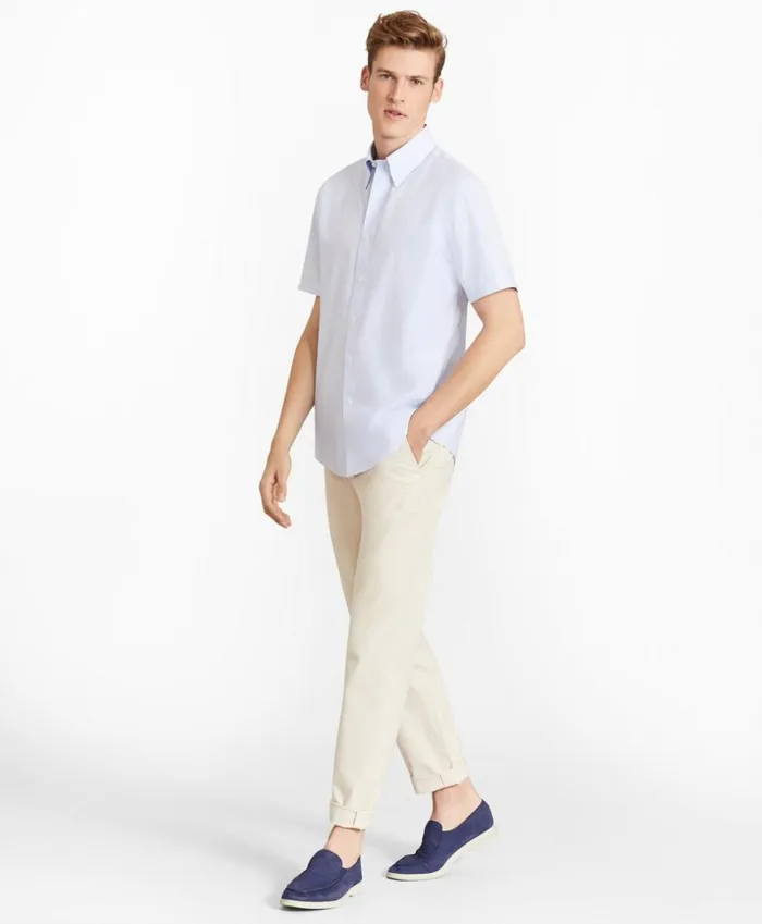 Brooks Brothers Casual Pants Milano Fit GarmentDyed Stretch Chino Pants Oatmeal 8211 Men Brooks Brothers Casual Pants Milano Fit GarmentDyed Stretch Chino Pants Oatmeal 8211 Men