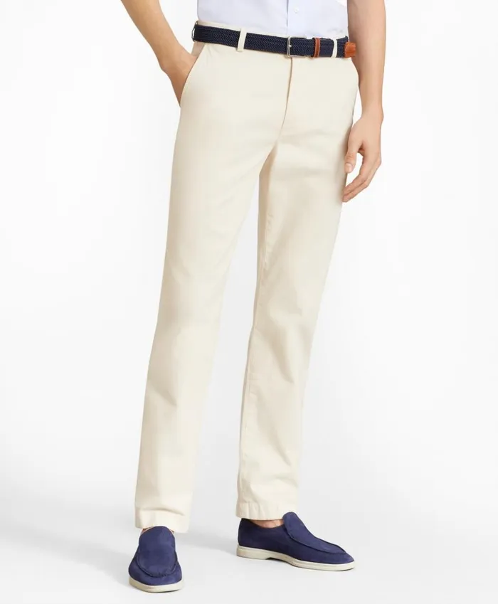 Brooks Brothers Casual Pants Milano Fit GarmentDyed Stretch Chino Pants Oatmeal 8211 Men Brooks Brothers Casual Pants Milano Fit GarmentDyed Stretch Chino Pants Oatmeal 8211 Men